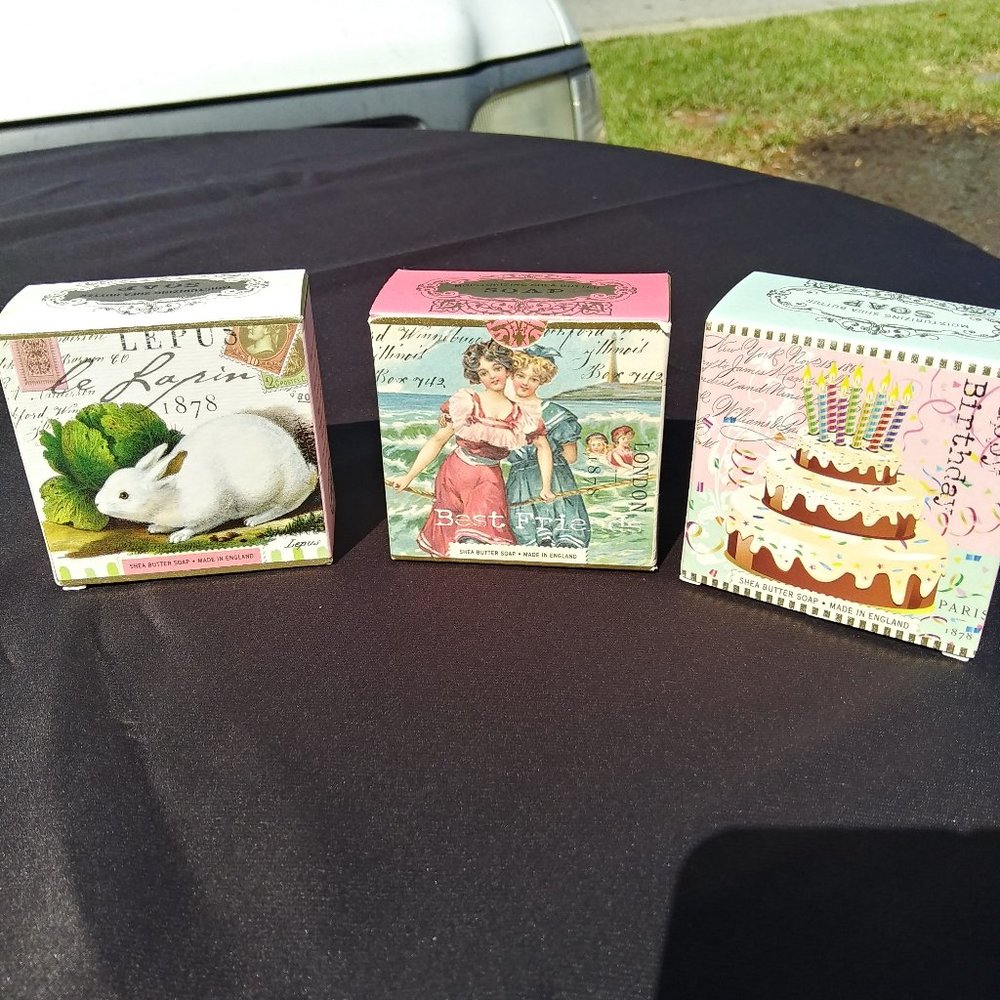 Michel Moisturizing Shea Butter Soaps Set of 3  3.5oz.